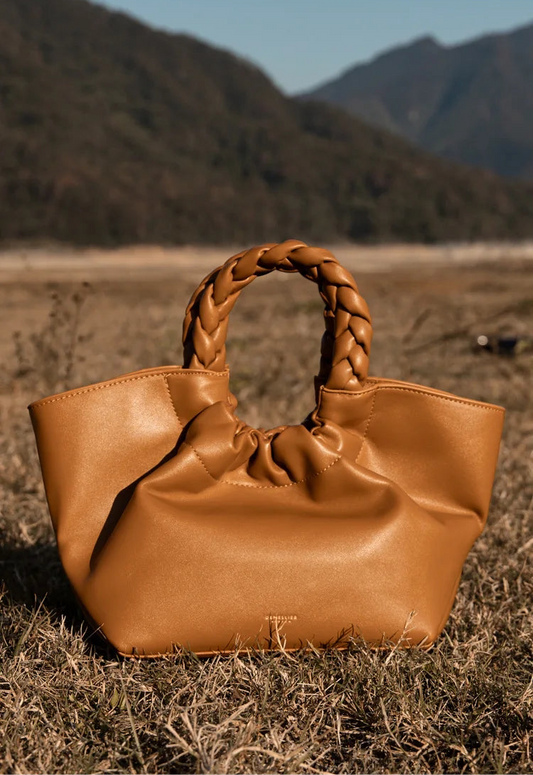 Genuine Leather Bucket Bag