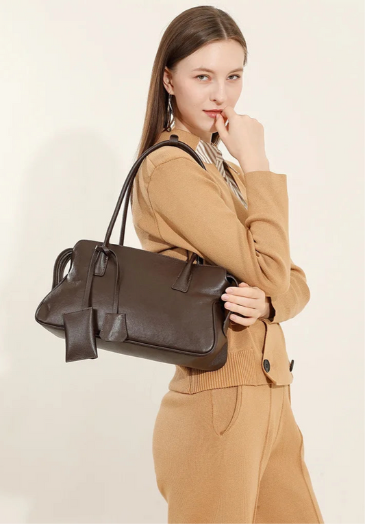 2025 New Cowhide Leather Shoulder Bag