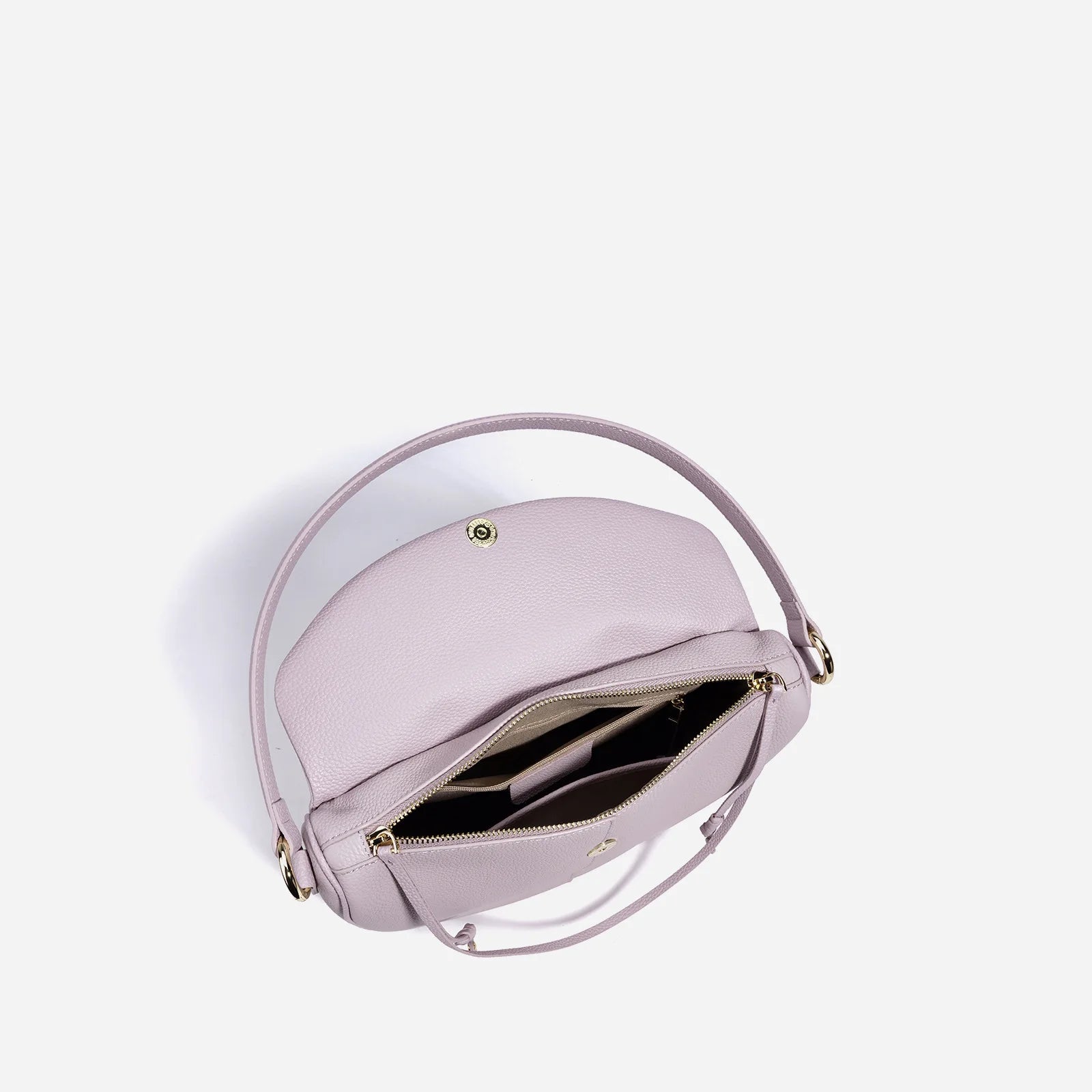 GENUINE LEATHER DUMPLING TOTE BAG