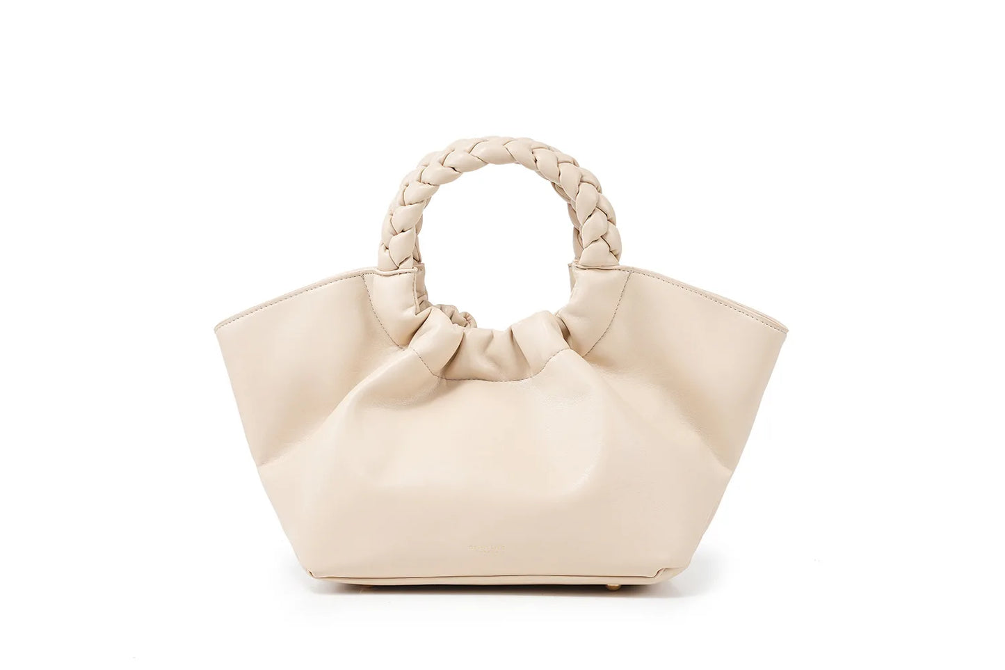 Genuine Leather Bucket Bag