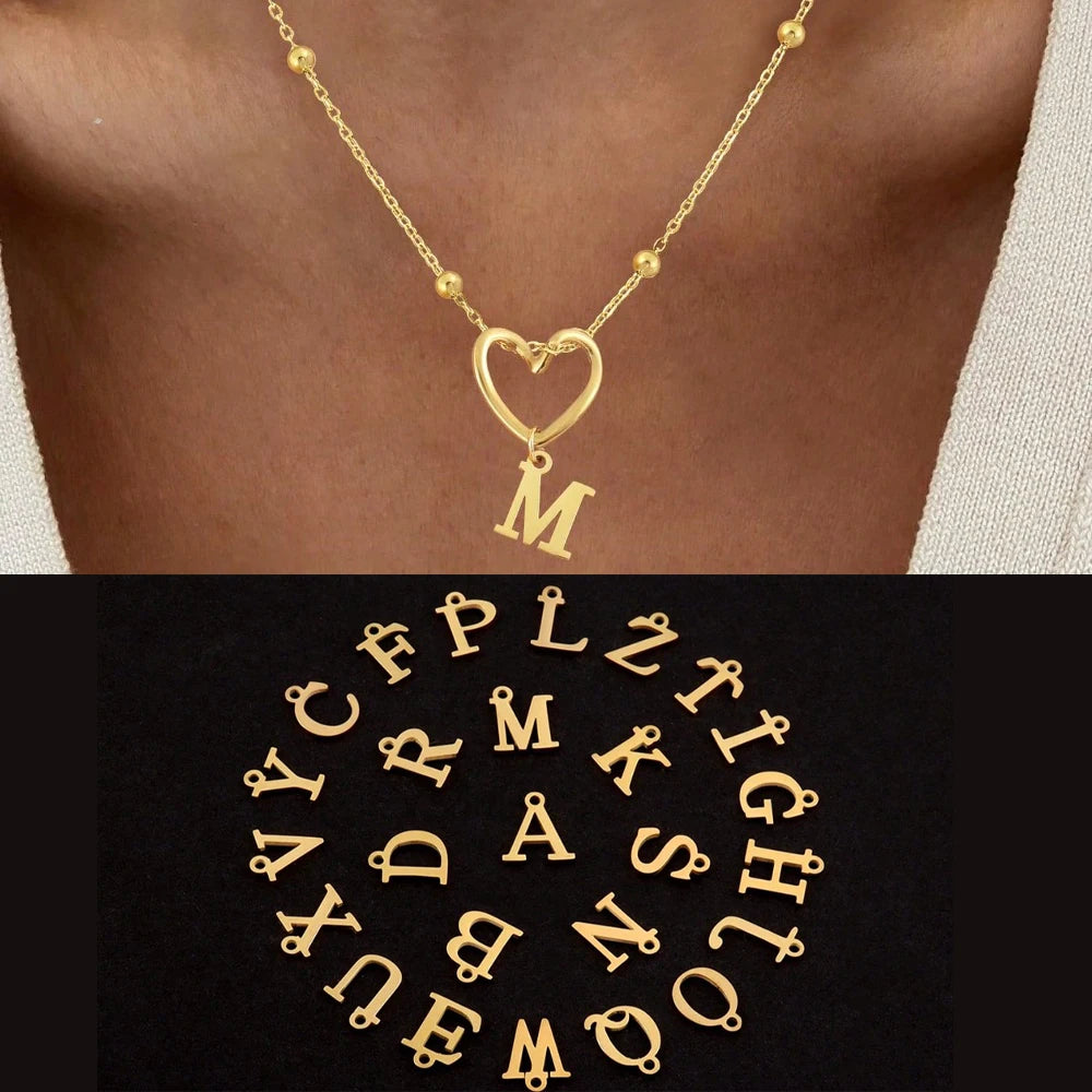 Initial Heart Necklace