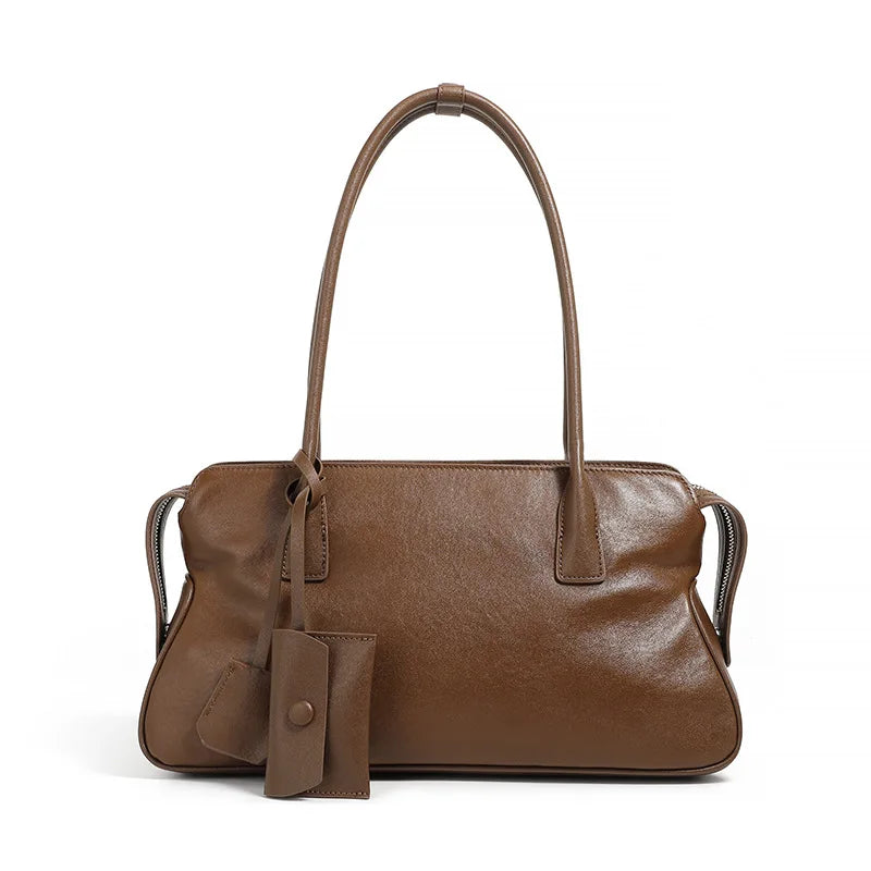 2025 New Cowhide Leather Shoulder Bag