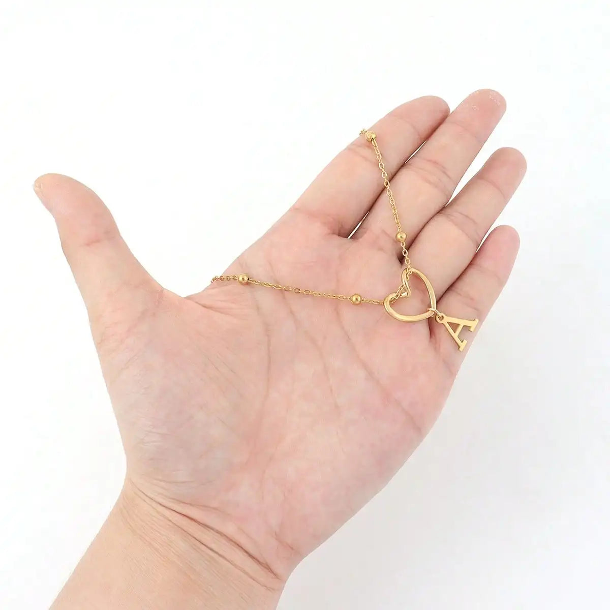 Initial Heart Necklace