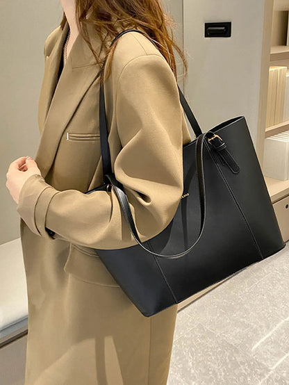 SHI Elegant Leather Satchel Bag