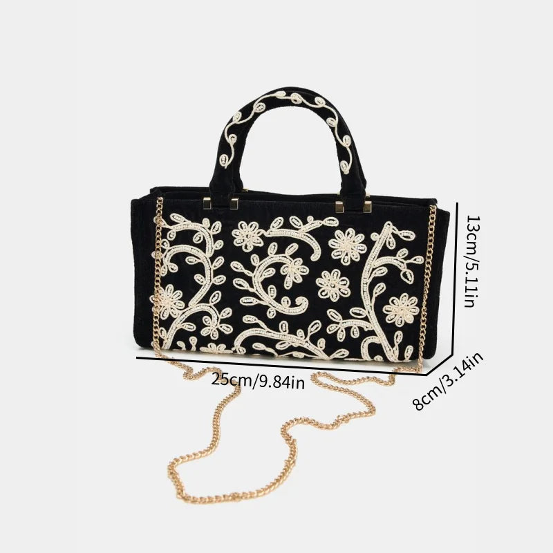 The Embroidered City Bag