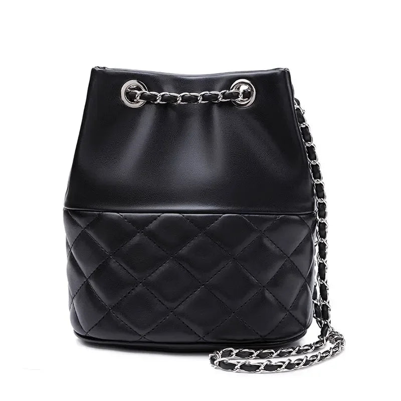 Luxe Diamond Bucket Bag