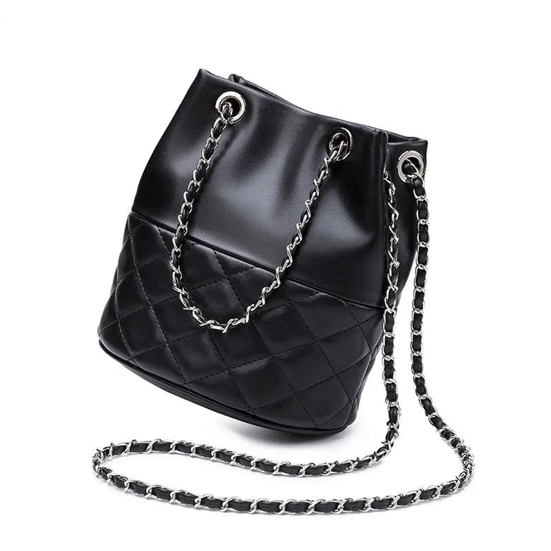 Luxe Diamond Bucket Bag