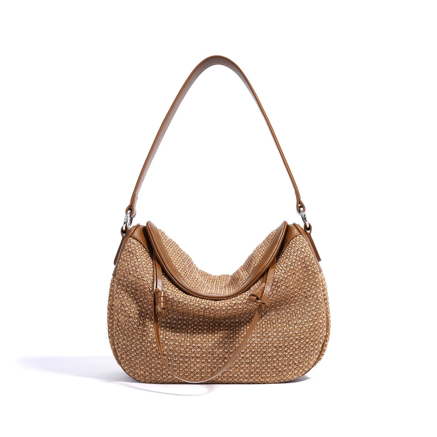 Women Grass Woven Shoulder Bag