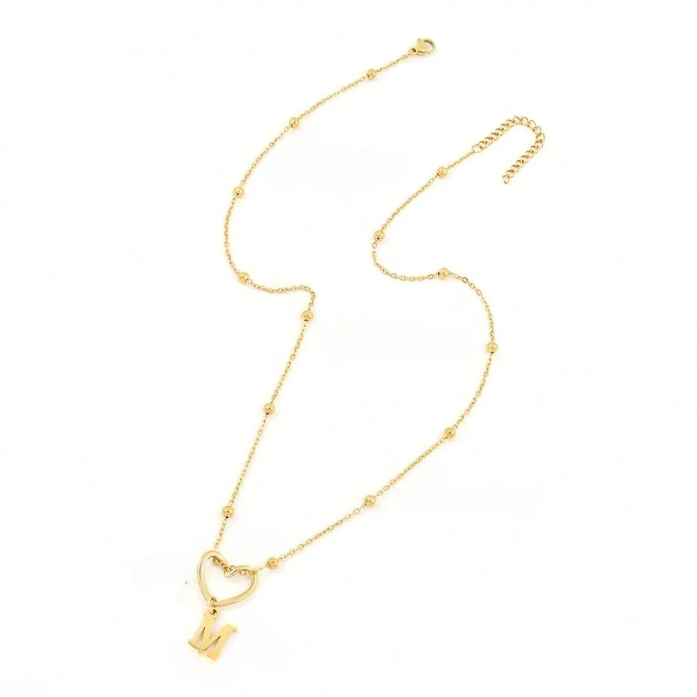Initial Heart Necklace