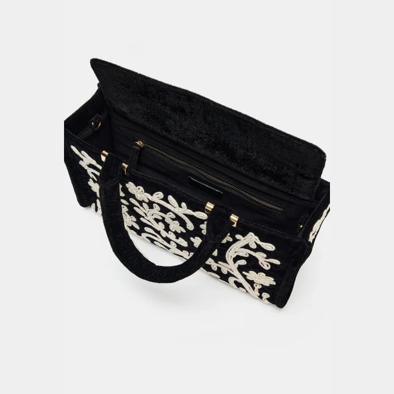 The Embroidered City Bag